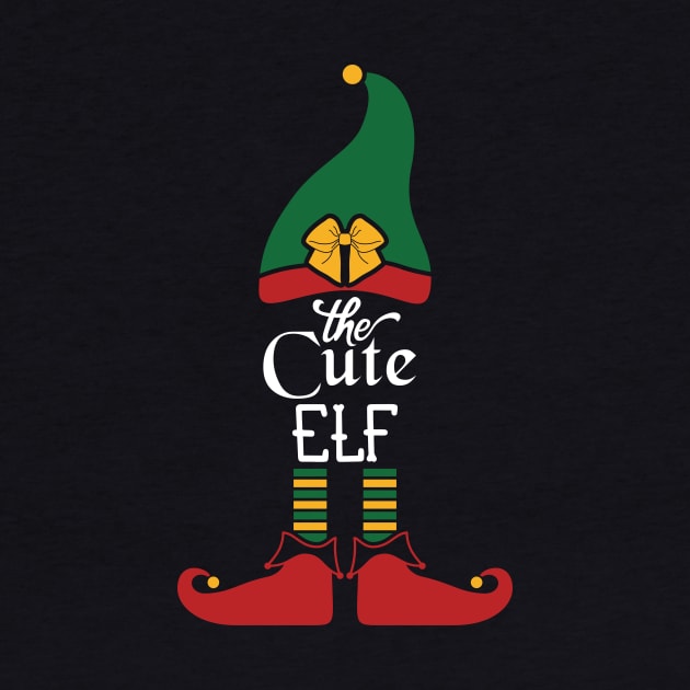 The Cute Elf Matching Family Group Christmas Party Pajama by Gufbox